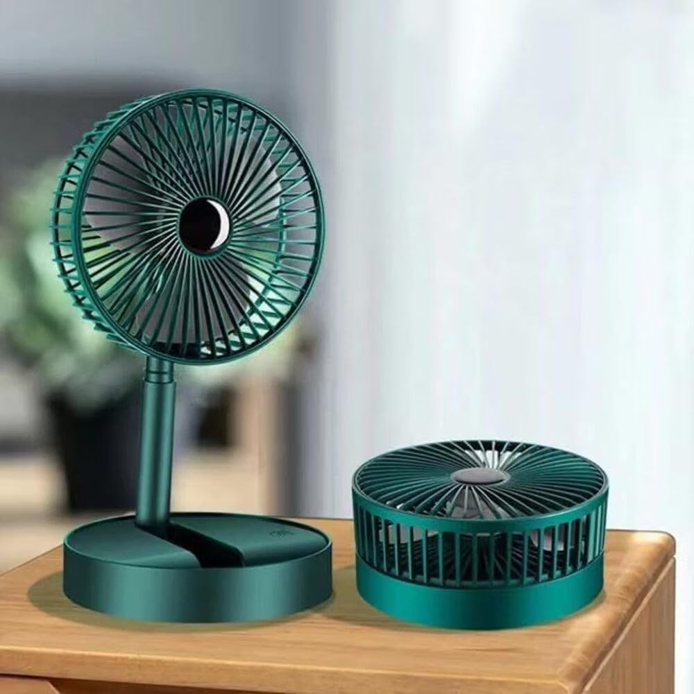 Portable Rechargeable Foldable Desktop Fan